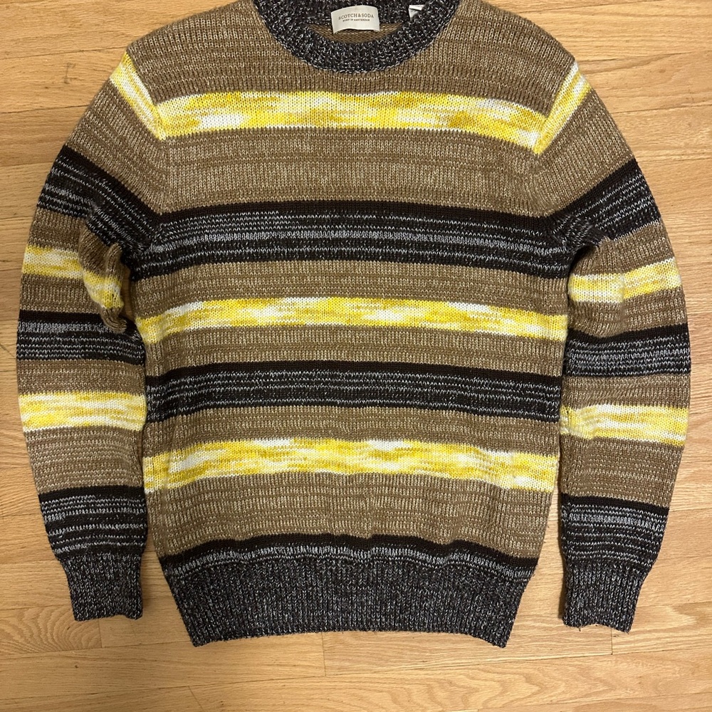 Scotch & Soda Striped Crewneck Sweater